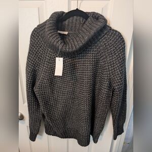 Loft Women's Gray Turtleneck Sweater NWT